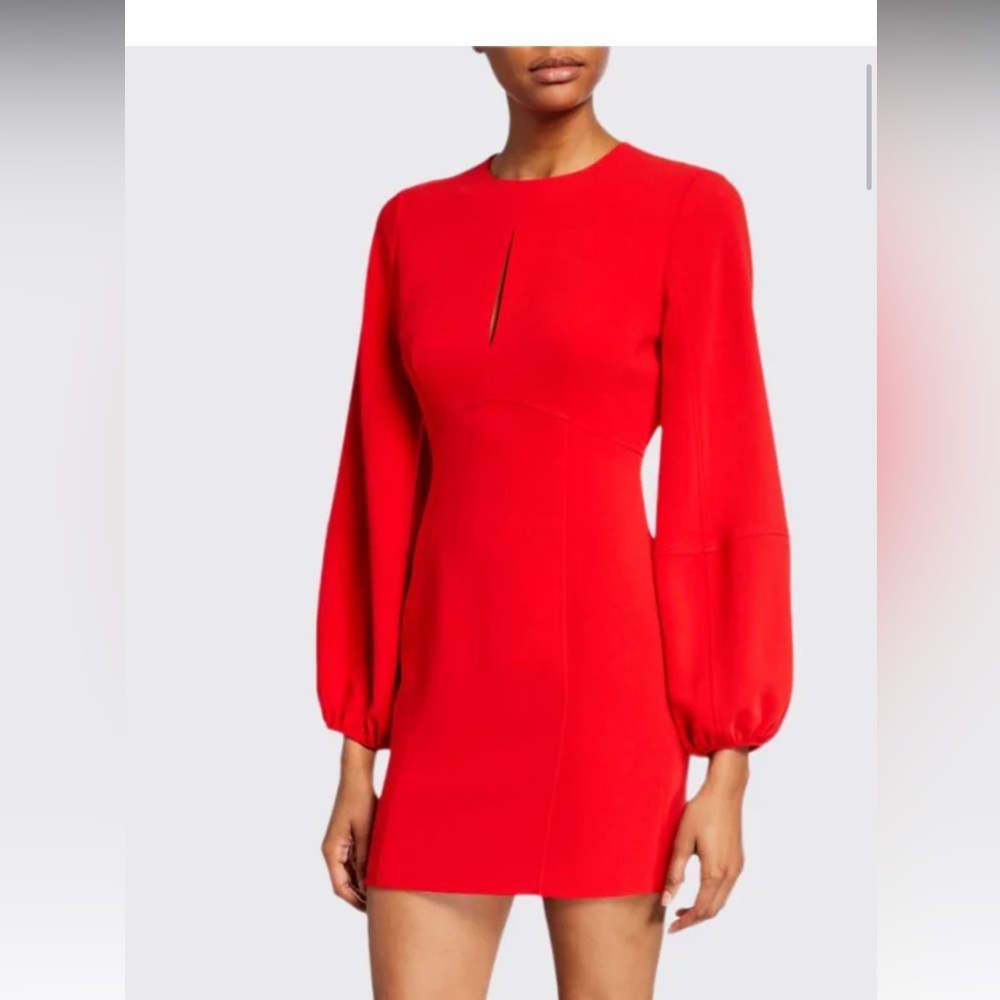 Cinq à Sept Vibrant Red Mini Dress